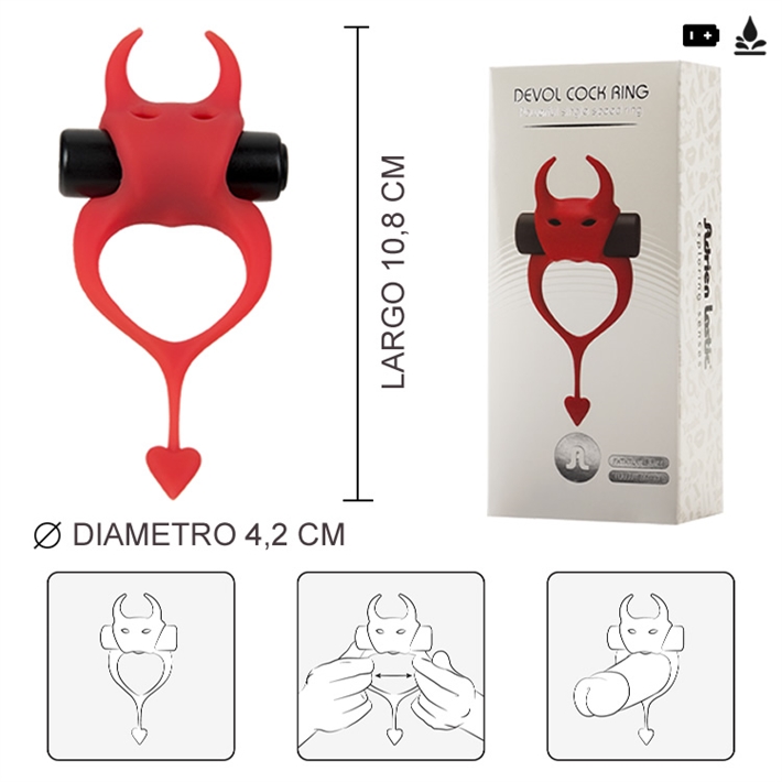  Anillo con vibrador DEVOL COCKRING